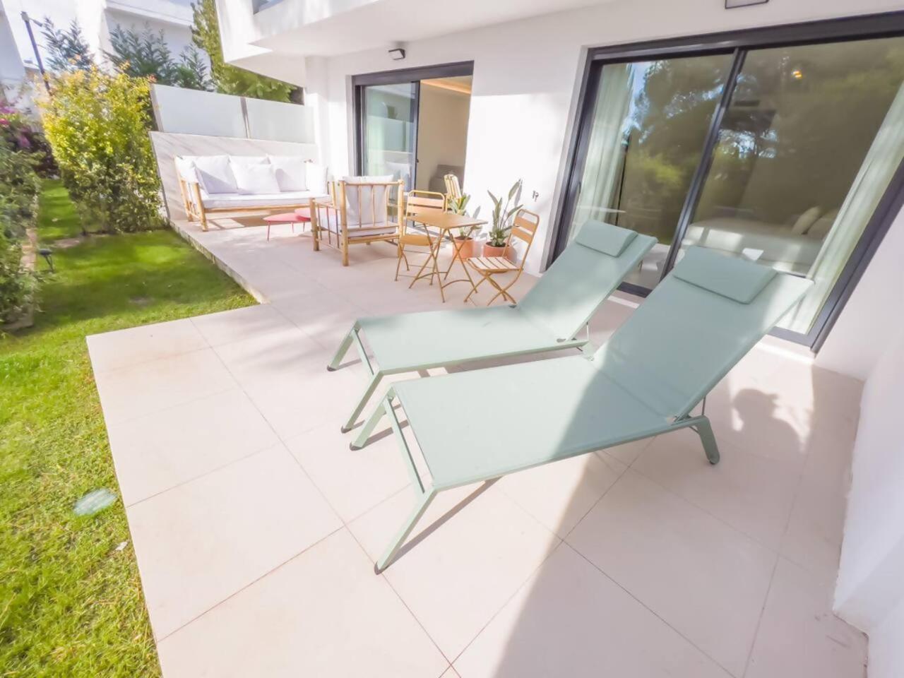 Bajo Con Jardin En La Milla De Oro Apartment Marbella Luaran gambar