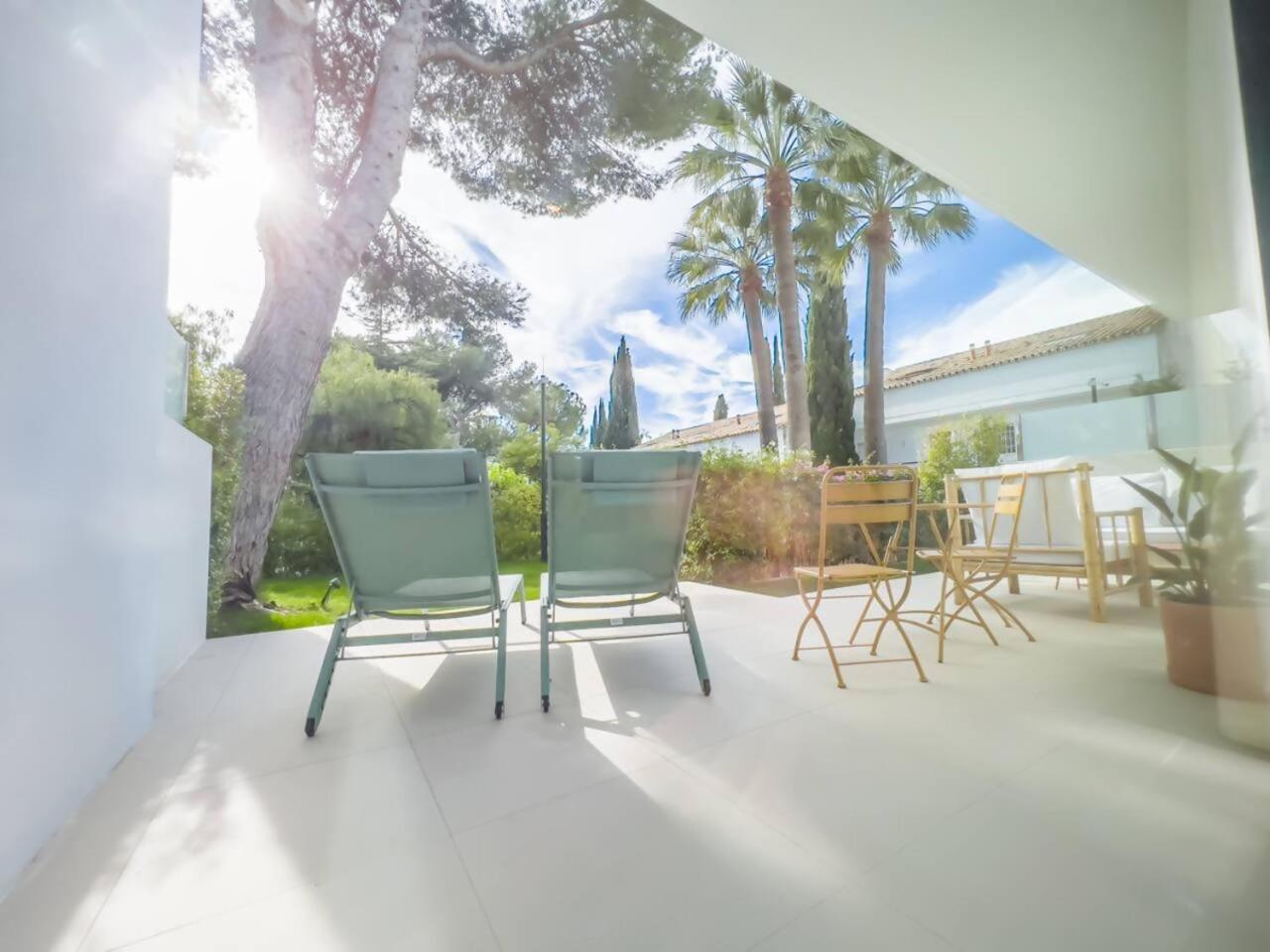 Bajo Con Jardin En La Milla De Oro Apartment Marbella Luaran gambar