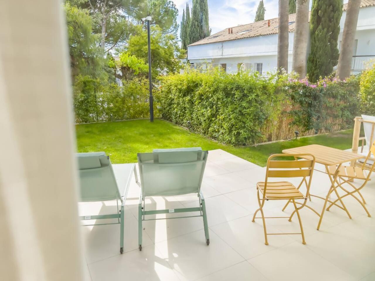 Bajo Con Jardin En La Milla De Oro Apartment Marbella Luaran gambar