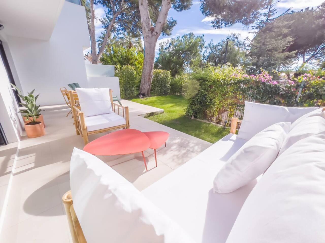 Bajo Con Jardin En La Milla De Oro Apartment Marbella Luaran gambar
